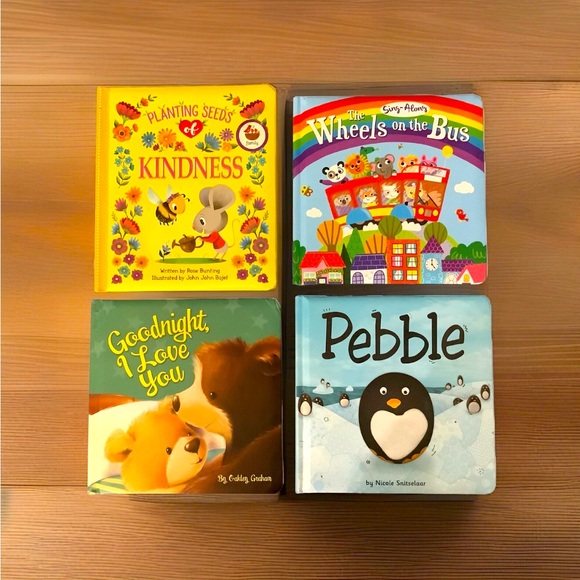 NWOT Children’s Padded Board Books Set of 4 - Picture 1 of 13